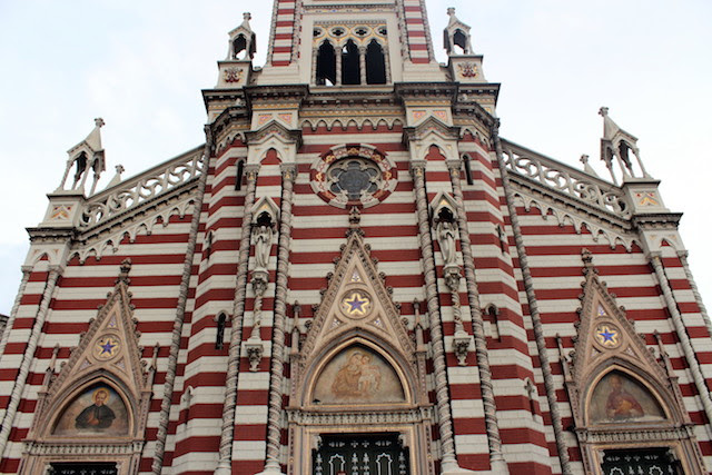 Holy Mother of Carmen church in Bogota, Colombia