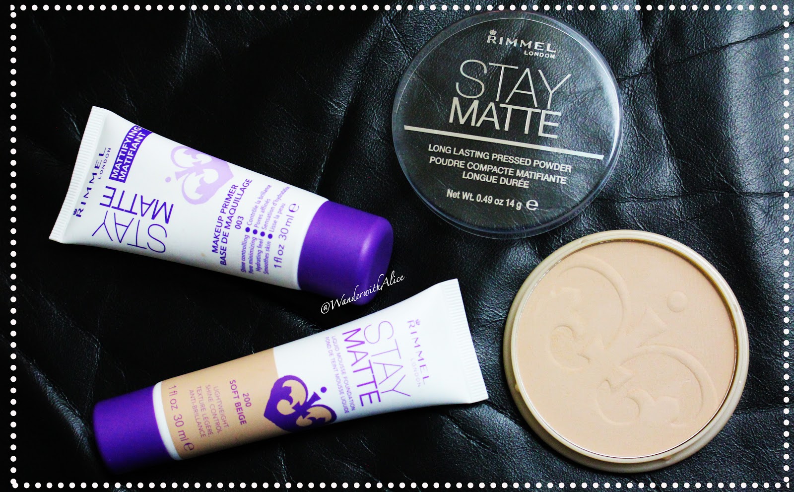 Rimmel London Stay Matte Trio Primer, Foundation & Powder