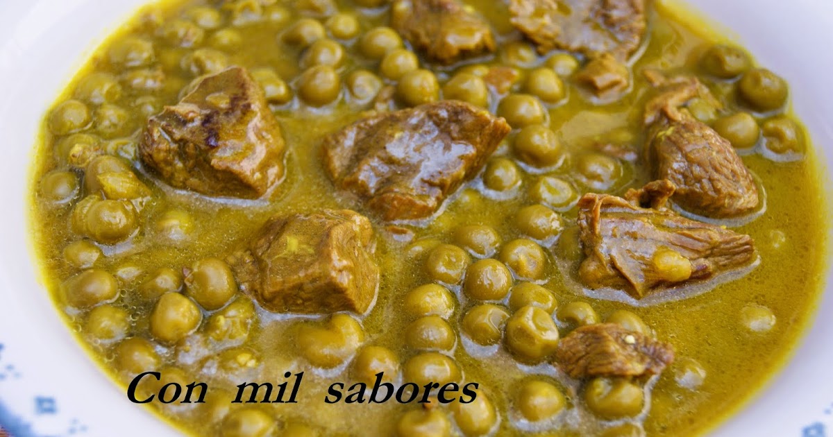 image of Con mil sabores: GUISANTES CON CARNE