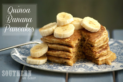 Low Fat Banana Quinoa Pancake Recipe