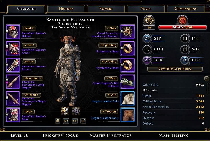 Shadow Trickster Build Shadow Trickster Build