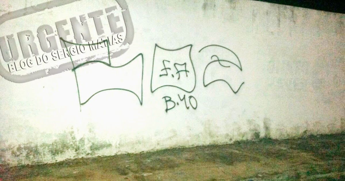 TENTATIVA DE INTIMIDAÇÃO! Simbolo de facção criminosa TENTATIVA DE INTIMIDAÇÃO! Simbolo de facção criminosa