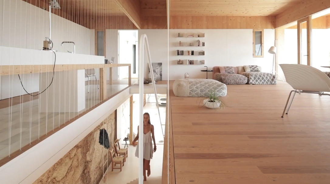 22 Interior Design Photos vs. Marià Castelló Martínez Modern Home Nested In Stone Tour