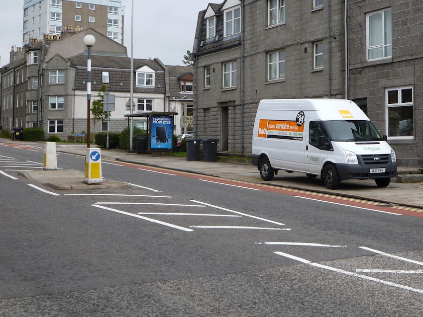 Aberdeen Cars PaveParker of the Week! Wannabe WVM in B&Q hire van BJ11FVN
