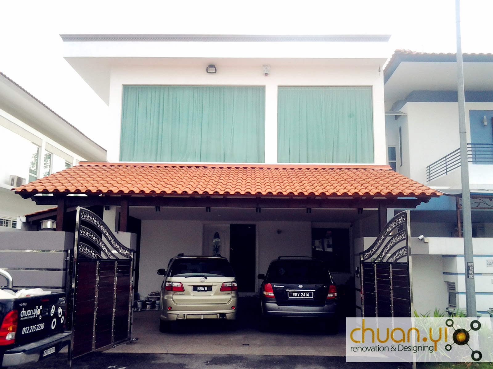 Chuan Yi Construction & Renovation Sdn Bhd Car porch roofing Gombak