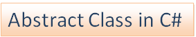 abstrac Class in C#