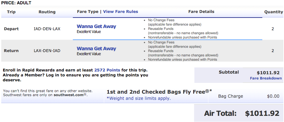 one way ticket to lax