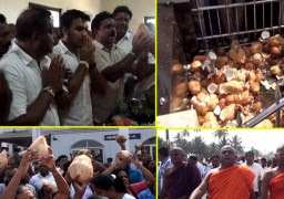 Joint Opp. dashes coconuts in Seenigama