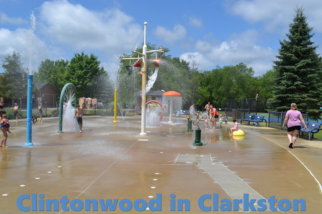 Clarkston Renee Przybylski Memorial Spray Park in Clintonwood Park