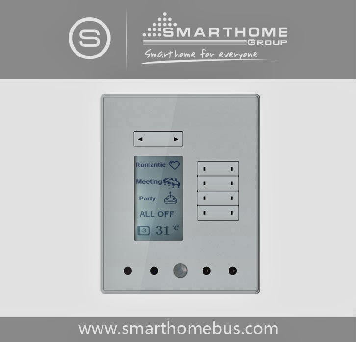 Home Automation System Smart-BUS G4: Lead the Control Panel Smart Bus G4