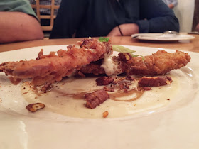 Chicken Fried House-Made Bacon, sawmill gravy, Vermont maple syrup, local pecans