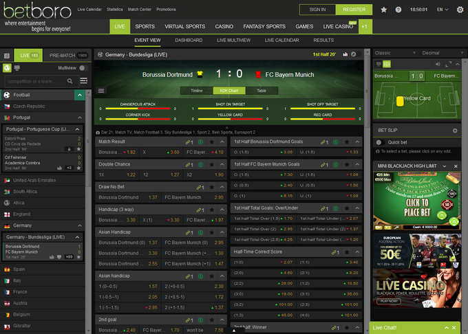 Betboro Live Betting Betboro Screen