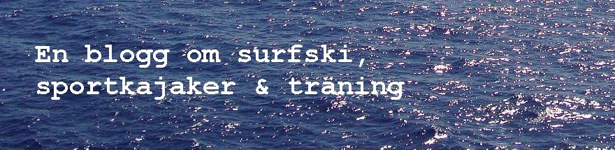 En blogg om surfski, sportkajaker och träning