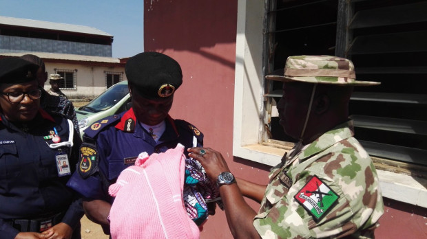  Child trafficking: Army intercept two women in Plateau State with 4-day-old baby bought for N300,000 (photos)