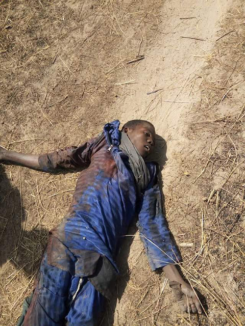 Photos: Boko Haram terrorists meet their waterloo in the hands of Civilian JTF in Borno 152 Photos: Boko Haram terrorists meet their waterloo in the hands of Civilian JTF in Borno