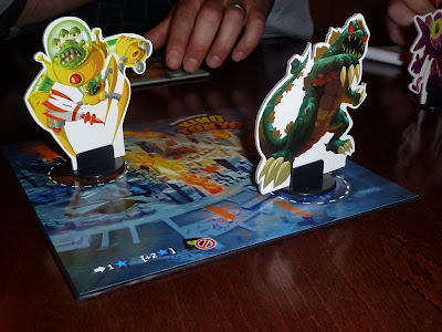 King of Tokyo - Two charachters from the game
