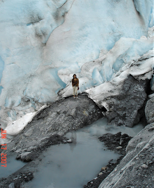 Visit with my friend to Worthington Glacier in 2007