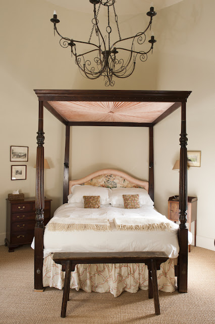 Boho meets African-lodge/ski-chalet/cozy-English-farmhouse - oast bedroom 1 www.bohohome.com @bohosusan