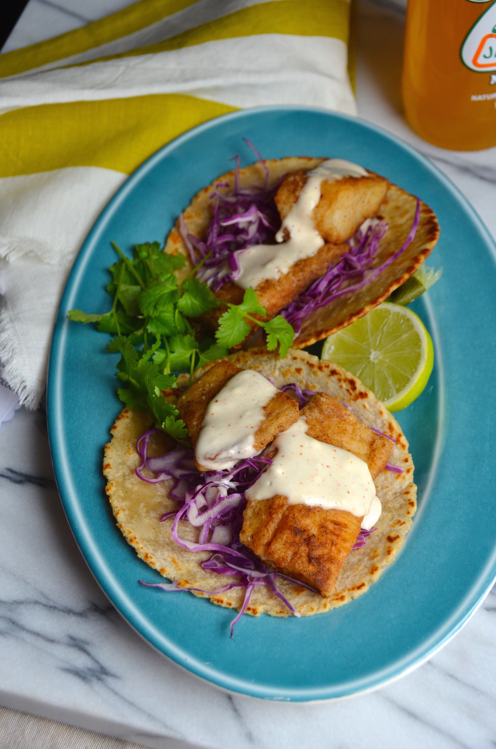 Spicy Fish Tacos with Chili Lime Mayo Always Order Dessert
