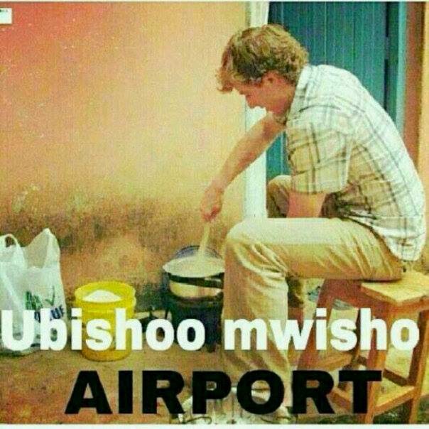 UBISHOO MWISHO AIRPORT KAMA HUAMINI LOOK AT THIS MZUNGUZ
