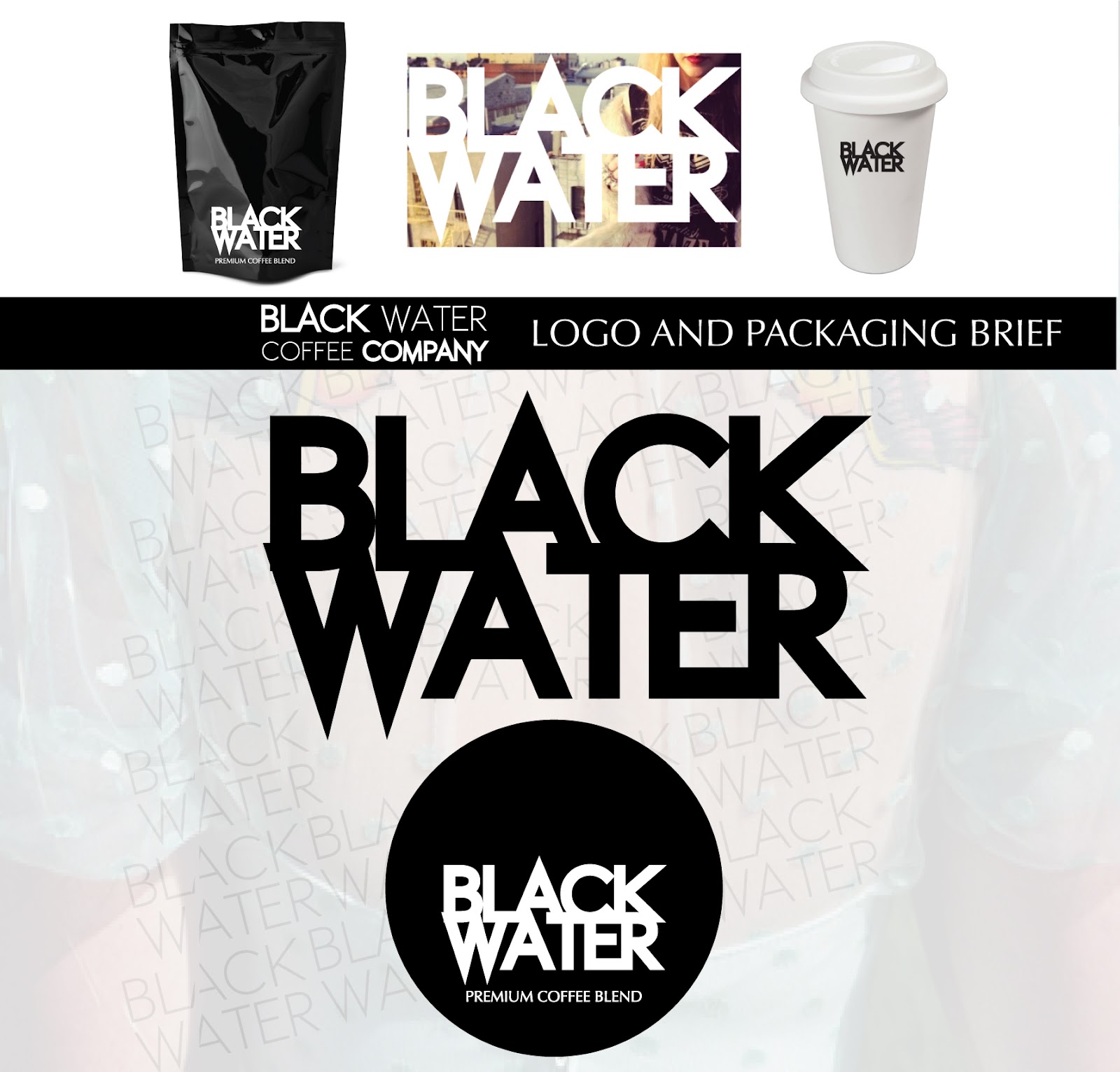 MAXAMILLION Black Water Coffee Company Branding