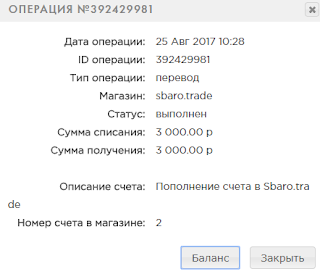 Мой вклад sbaro отзывы