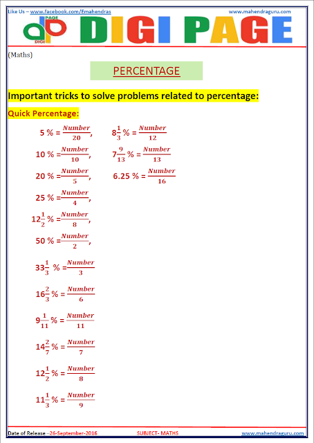 DP | Percentage | 26-Sep - 16 DP | Percentage | 26-Sep - 16