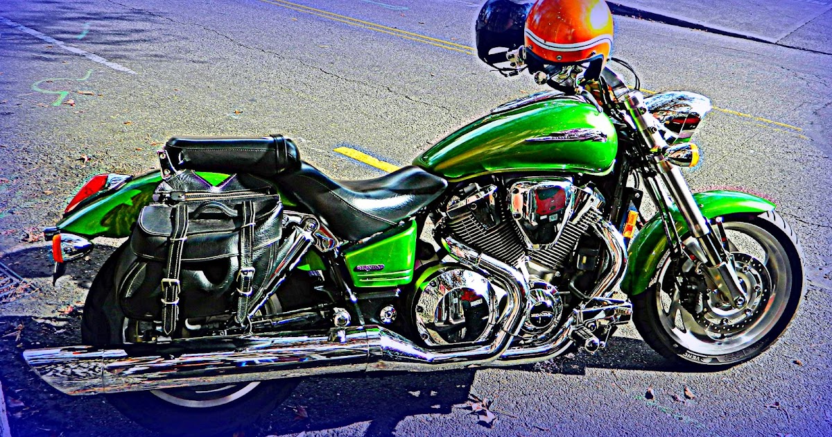 Lexiphoto Green Motorcycle