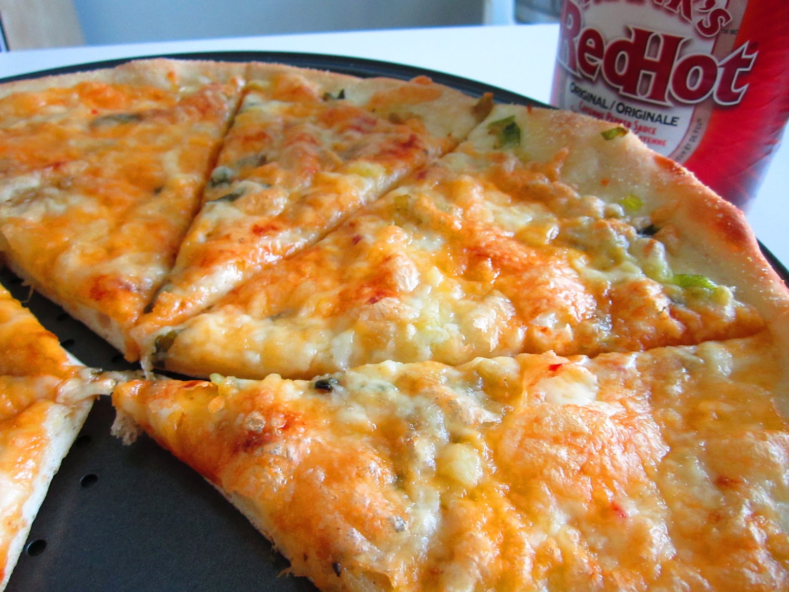 Irene's Recipe Yummy Garlic and Spring Onion Pizza