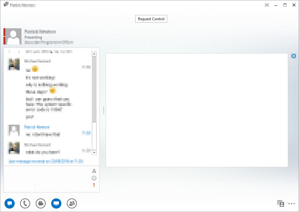 microsoft lync sharing desktop