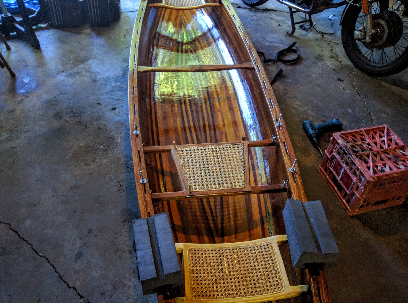 Adding new canoe seats
