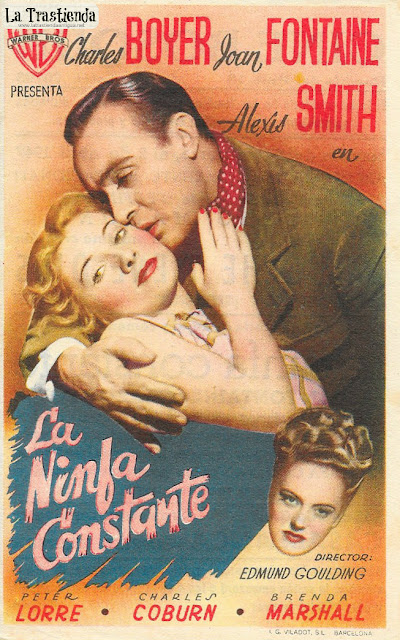 La Ninfa Constante - Programa de Cine - Charles Boyer - Joan Fontaine - Alexis Smith