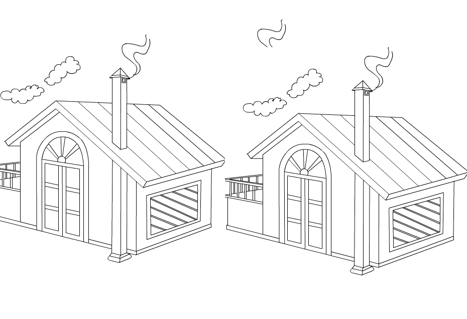Beautiful kids House Coloring Colour Drawing HD Wallpaper - colours