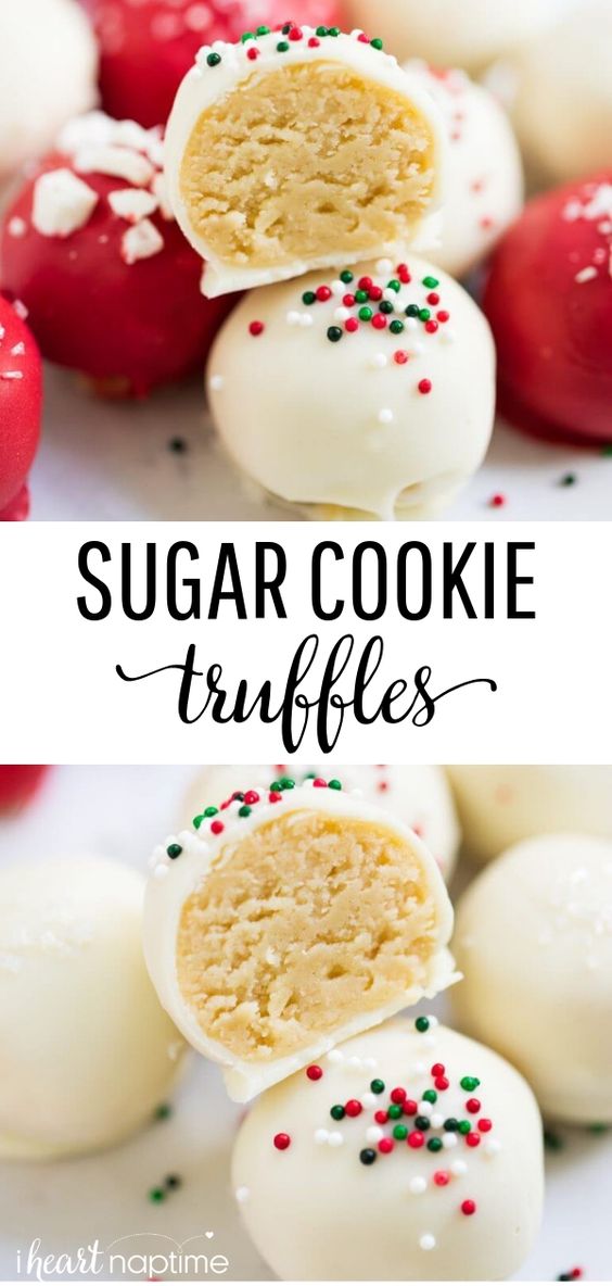 4-Ingredient Sugar Cookie Truffles (No-Bake!) - Recipes Instant Pot