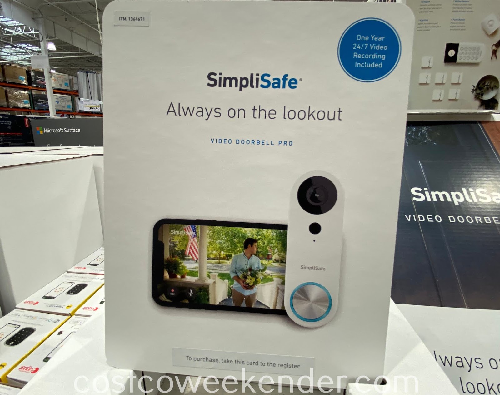 Does SimpliSafe doorbell record video?