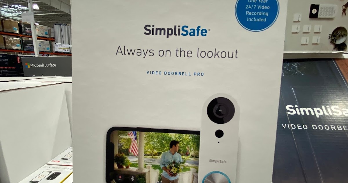 SimpliSafe Video Doorbell Pro Costco Weekender