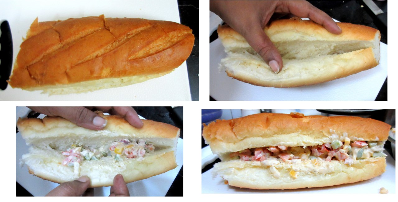 Bell Pepper Cream Cheese Sandwich Healthy Breakfast for Kids!