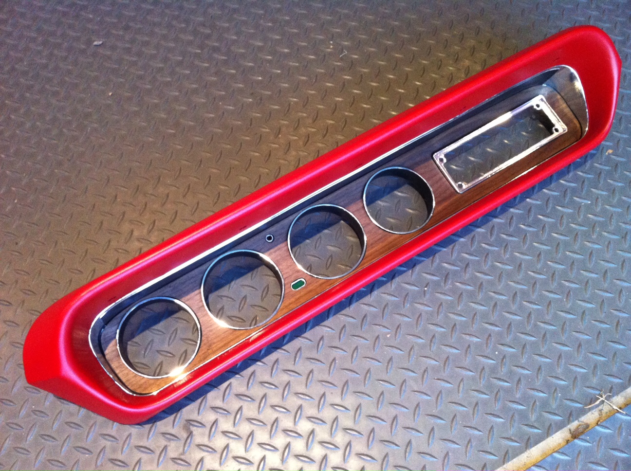 Just Dashes Production Center 1965 Pontiac GTO Instrument Bezel
