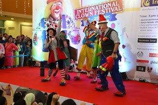 GRAND OPENING FOR INTERANTIONAL CLOWN FESTIVAL AT INORBIT MALL, WHITEFIELD GRAND OPENING FOR INTERANTIONAL CLOWN FESTIVAL AT INORBIT MALL, WHITEFIELD