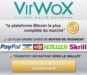 Acheter des Bitcoins sur Virwox