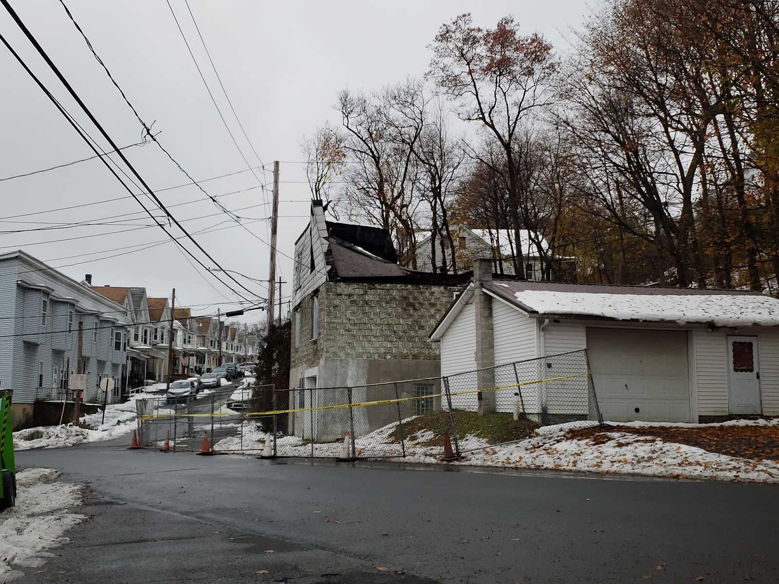 Street Closed After Building Collapse in Shenandoah Heights