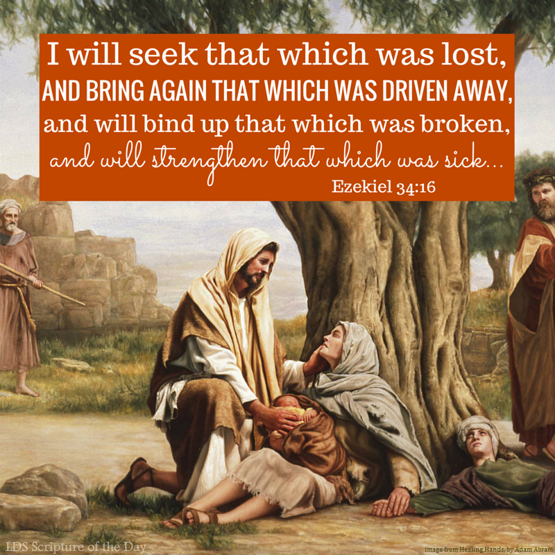 LDS Scripture Of The Day Ezekiel 34 16