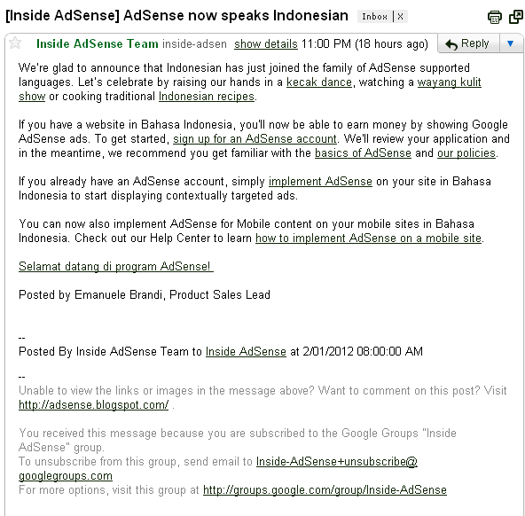 Google AdSense Indonesia: Panduan Lengkap untuk Memonetisasi Website dan Konten Anda