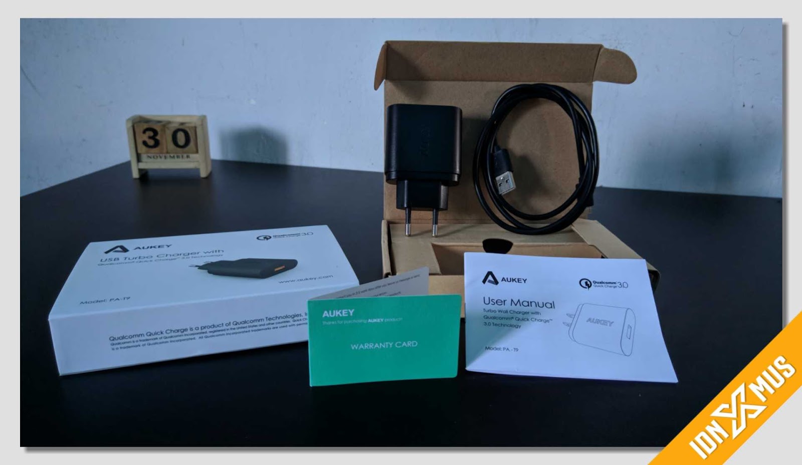 Unboxing Charger Aukey PA-T9 Unboxing Charger Aukey PA-T9