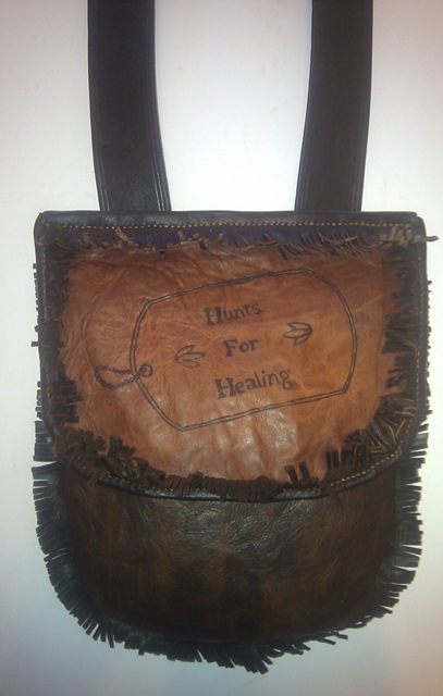 Pouch for the "Hunts for Healing" wounded soldiers outdoor project