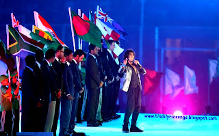 ICC World Cup-2011 ceremony sonu-nigam go for glory