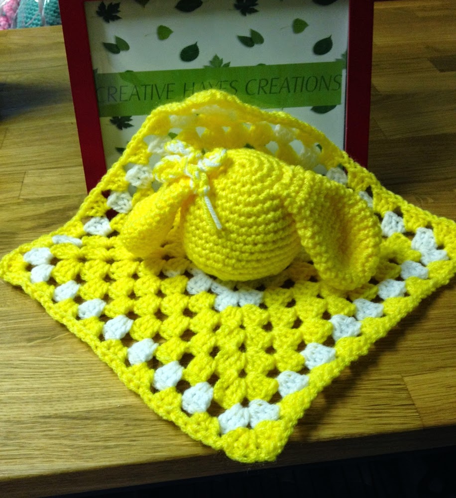 crEATive hAYes crEATions Security or lovey blankets crochet