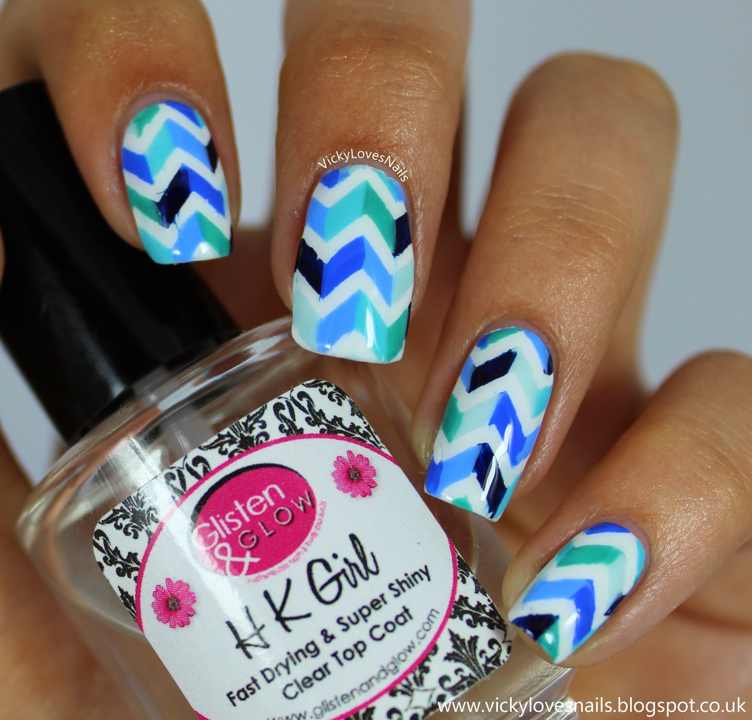 Vicky Loves Nails!: Life In Lacquer's Nail Art Challenge - Blue.