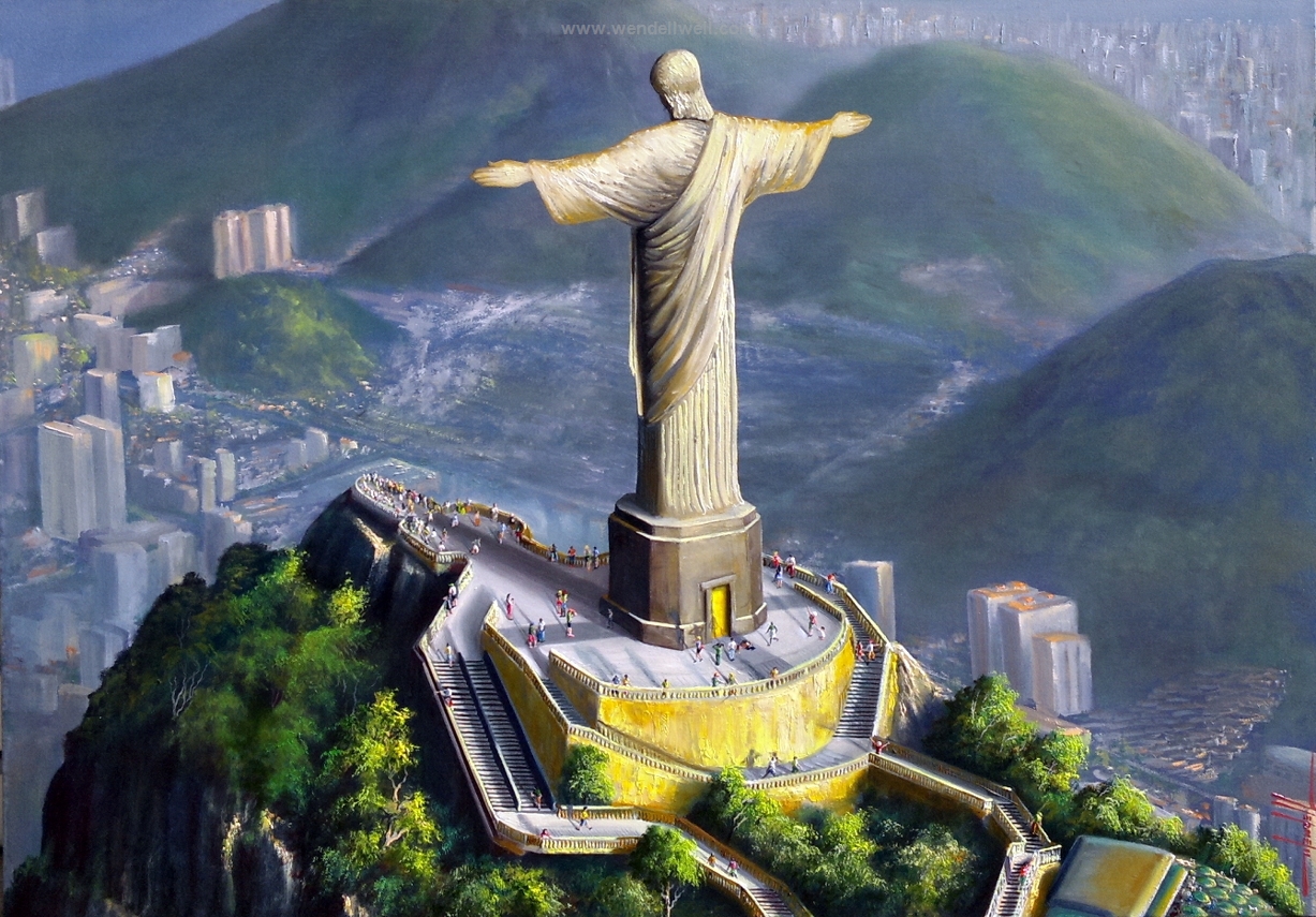 Rio de Janeiro pintura óleo sobre tela