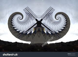 They are not mills, they are giants, phrase of Don Quixote of La Mancha when attacking wind mills,Geometric and surreal composition of Windmill, Cervantes, They are not mills, they are giants, phrase of Don Quixote of La Mancha when attacking wind mills,Geometric and surreal composition of Windmill, Cervantes,